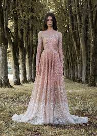 For An Enchanted Forest A Fairytale Wedding Dream Dress From The Haute Couture Collection Gilded Wings Of Paolo Seb Gowns Pink Wedding Dresses Fashion Dresses