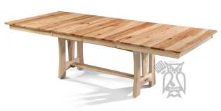 These handcrafted pieces are made of hickory logs with bark edges. Hickory Dining Room Set Off 67