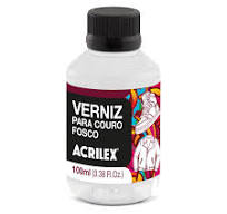 Verniz para Couro Fosco Acrilex 100ml Shake Paint