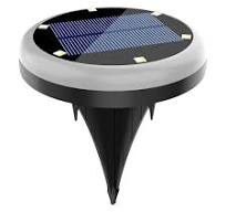 Plplaaoo Solar In-Ground Lights For Garden Pathway, Outdoor Recessed LED  Lamp, Waterproof Solar Underground Light, White Light, IP65 Rated, 8H ...