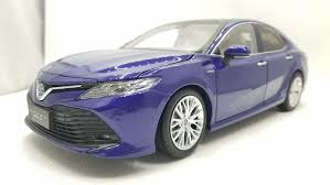 Toyota camry 8th 1/34 model car alloy diecast toy vehicle collection gift black. 1 18 Diecast Model For Toyota Camry Hybrid 2018 Blue Alloy Toy Car Miniature Collection Gift 8th Generation Xv70 Diecasts Toy Vehicles Aliexpress