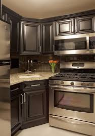 30 Amazing Kitchen Dark Cabinets Design Ideas Kitchen Design Kitchen Remodel Black Kitchen Cabinets