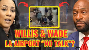 Fani Willis & Nathan Wade Seen at LA Airport