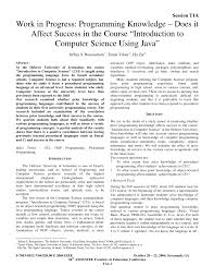 A computing cluster at the university. Pdf Work In Progress Programming Knowledge Does It Affect Success In The Course Introduction To Computer Science Using Java