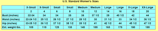 Standar Womens Sizes Renewed Purpose
