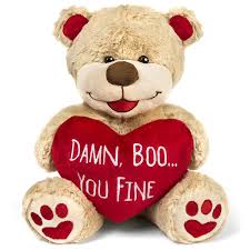 Measures an unbelievable 72 tall. Amazon Com Valentines Bear 8 Inches Tall Funny For Girlfriend Boyfriend Husband Or Wife Baby