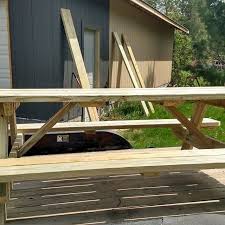 Folding Picnic Table Bench Plans Patio Furniture Etsy In 2020 Diy Outdoor Furniture Backyard Furniture Picnic Table