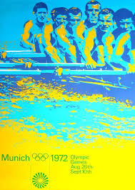 Illustraction Gallery Sport Poster Design 1972 Olympics Rowing