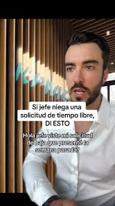 Tu jefe niega tu solicitud de tiempo libre 🥱 #empleo #entrevistadetrabajo  #ConsejosProfesionales