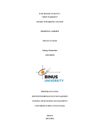 Proposal Skripsi Binus Ide Judul Skripsi Universitas