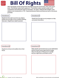 Illustrate The Bill Of Rights Social Studies Worksheets Social Studies Education 4th Grade Social Studies