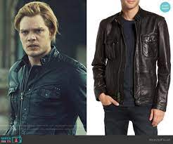 Jace S Black Zip Front Leather Jacket On Shadowhunters Leather Jacket Shadowhunters Outfit Jackets
