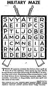 Check spelling or type a new query. Newspaper Crossword Puzzles More Games Our Ancestors Played Crossword Puzzles Word Puzzles Newspaper