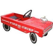 Vintage Amf Red Fire Chief No 503 Pedal Car Metal Fire Engine Truck Pedal Cars Toy Fire Trucks Vintage Pedal Cars