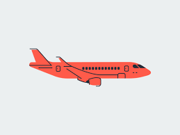 Flight Calendar Graphic Airplane Illustration Animation
