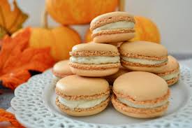 Macarons, which first appeared in italy in 1533 (albeit without the filling), got their name from the macarons are the most popular type of cookie in paris, but they are popular. Best Pumpkin Spice Macrons Liz Bushong