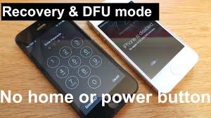 How To Enter Recovery Dfu Mode Without Home Power Button Iphone 6 Plus 5s 5c 5 4s 4 3gs Ipad Ipod Youtube