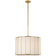 Also set sale alerts and shop exclusive offers only on shopstyle. Carousel Large Drum Lantern In Soft Brass With Linen Shade Ceiling Lights Ceiling Light Design Visual Comfort