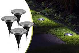 Mit den außenleuchten gestalten sie eine einzigartige lichtstimmung rund um ihr haus. Led Lovers 4x Led Solar Bodenleuchten Mit Kaufland De