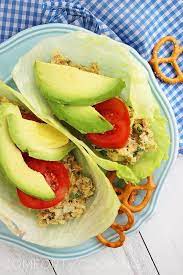 Avocado Tuna Salad Lettuce Wraps Recipe Cooking Avocado Healthy Healthy Lunch