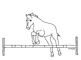 Kleurplaten paarden die springen clarinsbaybloor dibujo para colorear un caballo saltando un obstaculo animals coloring pages horses coloring pages. Kleurplaat Van Een Paard Dat Over Een Hindernis Springt Colorfoolish