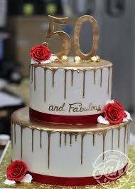 Golden 50th Birthday Cakes For Ladies Burgundy And Gold 50th Cake 50th Birthday Cake Images Tiered Cakes Birthday Birthday Cake For Mom