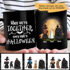 Try these jokes about ghosts, skeletons, vampires and more. Personalized Dog Mom Dad Couple Coffee Mug Gifts For Dog Lovers Every Night Is Halloween Trending Custom