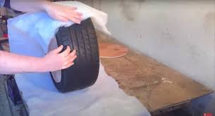 First, pour the 1/2 cup of water into a bucket, add the baby oil, and mix with three drops of automotive shampoo. Turn Trash Into Treasure With This Car Tyre Stool Hometalk
