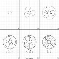 How To Draw A Fan Randomthingstodraw Drawing Draw Creativity Doodling Creative Doodleart Fun D Drawing Tutorial Easy Cute Easy Drawings Easy Drawings