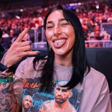 Rhea having a blast at the UFC tonight