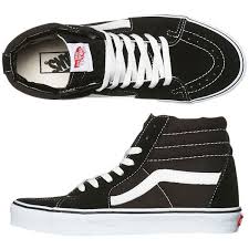 Black And White Vans High Tops Womens Vans Women S Womens Sk8 Hi Shoe Suede Canvas Women S Shoes Black Vans Shoes Women Black Shoes Women Black Canvas Shoes