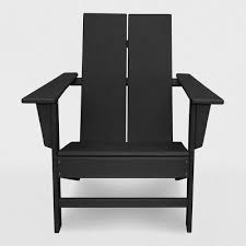 Moore Polywood Adirondack Chair Black Project 62 In 2020 Polywood Adirondack Chairs Plastic Adirondack Chairs Patio Modern Adirondack Chair