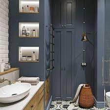 You can get best ideas for blue bathroom designs from various magazines that have various creative and economic ideas for renovating your bathroom. Top 50 Best Blue Bathroom Ideas Navy Themed Interior Designs