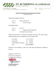 Contoh slip gaji karyawan terlengkap guru word pdf excel. Surat Keterangan Penghasilan Tunai
