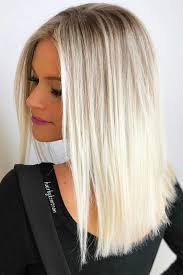 This delicious ash blonde to lavender ombre is a totally adorable way to amp up a simple straight medium length hair. 45 Medium Blonde Ombre Hair Ideas Blonde Hairstyles 2020