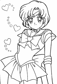 Sailor moon and friends coloring pages. Sailor Moon Coloring Pages