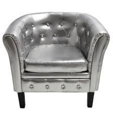 Die couch, die in jede ecke passt! Chesterfield Sessel Silber