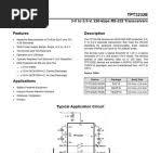 Datasheet TPT3232E | PDF | Electrostatic Discharge | Cmos