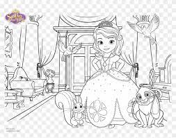 Printable coloring and activity pages are one way to keep the kids happy (or at least occupie. Disney Jr Princess Sofia Coloring Pages With Coloreable Sofia The First Hd Png Download 1600x1191 706299 Pngfind