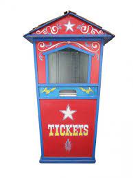 This ticket booth party is a unique circus party that will appeal to children of all ages. Carnival Ticket Booth In Circus Carnival