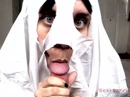 And you're sure no ones gonna know its me? another guest to my lol halloween do. Spooky Ghost Blowjob Free Xxx Porn Videos Oyoh