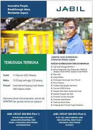 Jabil circuit sdn bhd designs and manufactures printed circuit boards. Readyset Go Jabil Circuit Sdn Bhd Kini Membuka Facebook