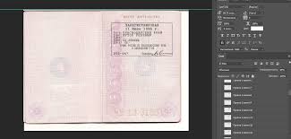 Psd Shablon Pasporta Teletype