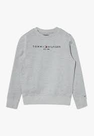 Tommy hilfiger men's collection is an absolute treat for men. Tommy Hilfiger Essential Sweatshirt Grey Grau Zalando De