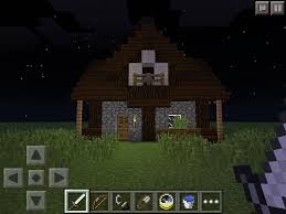 A small dirt shack (good for the first night). Minecraft Pe Small Medieval House 7 Steps Instructables