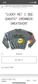 Poshmark makes shopping fun, affordable & easy! Cactus Plant Kid Cudi I See Ghosts Sweatshirt We Need A Rep Of This Fashionreps