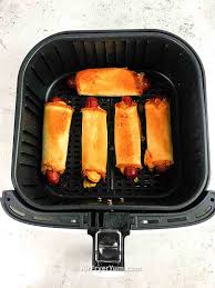 Air fryer hot dogs are cooked quickly and easily without the mess that comes with firing up the grill. Air Fryer Hot Dog Wraps Hot Dog Roll Ups Air Fryer Yum