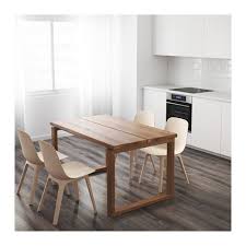 Morbylanga Masă Furnir Stejar Vopsit Maro Găseste Aici Ikea Ikea Dinner Table Interior Design Kitchen Contemporary Floating Table