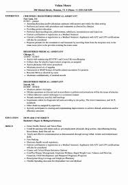 Patient Care Assistant Job Description Resume Luxury Registered Medical Assistant Resume Samples In 2020 Medical Assistant Resume Patient Care Assistant Assistant Jobs