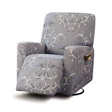 Amazon Com Tikami Stretch Printed Recliner Chair Covers Washable Sofa Slipcovers Furniture Protector With Washable Sofa Recliner Chair Covers Slipcovered Sofa